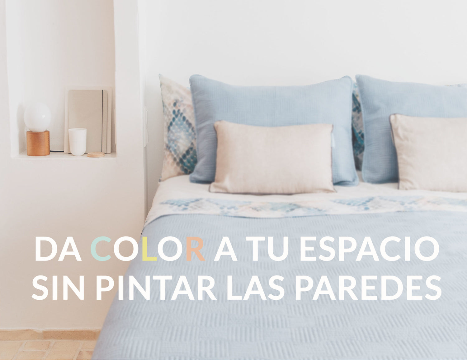 Da color a tu espacio sin pintar las paredes