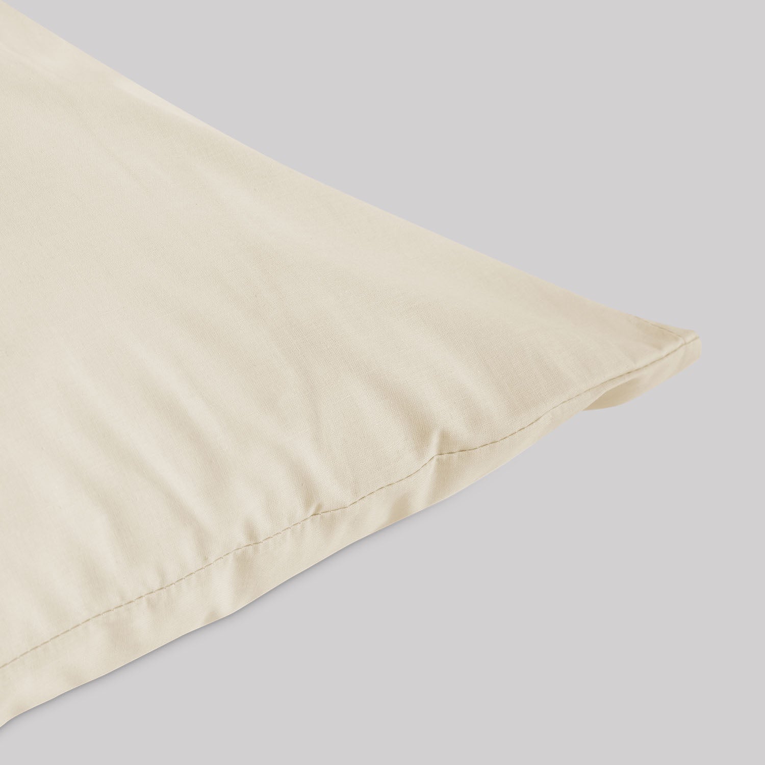 Funda de Almohada Karamelo Liso Beige