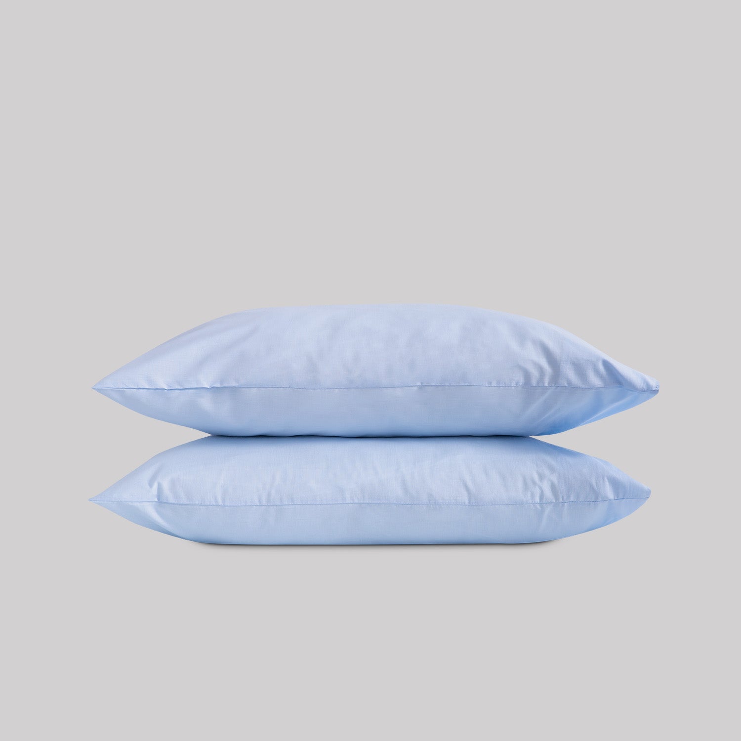 Funda de Almohada Karamelo Liso Celeste