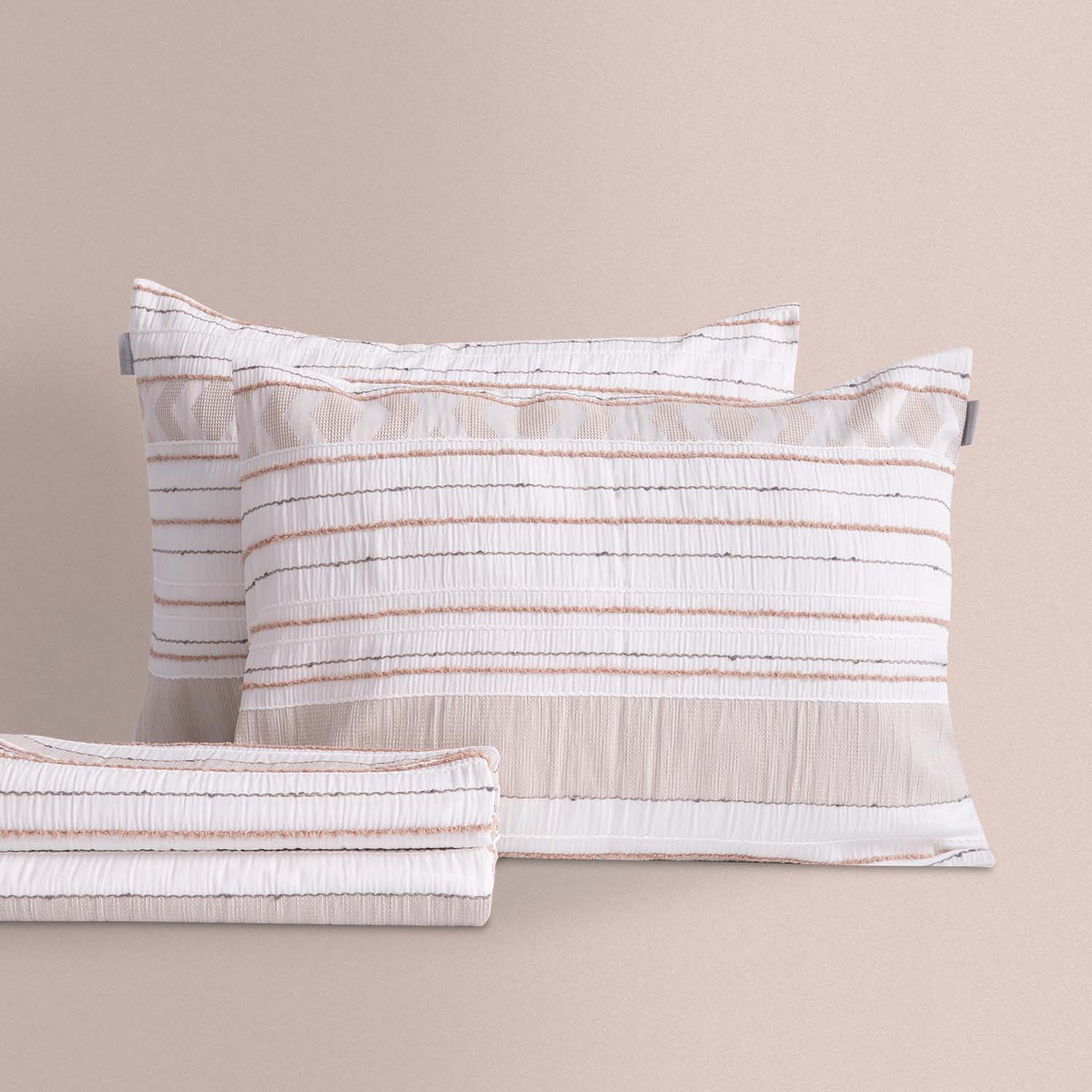 Colcha Don Algodon Jacquard Yaiza Beige