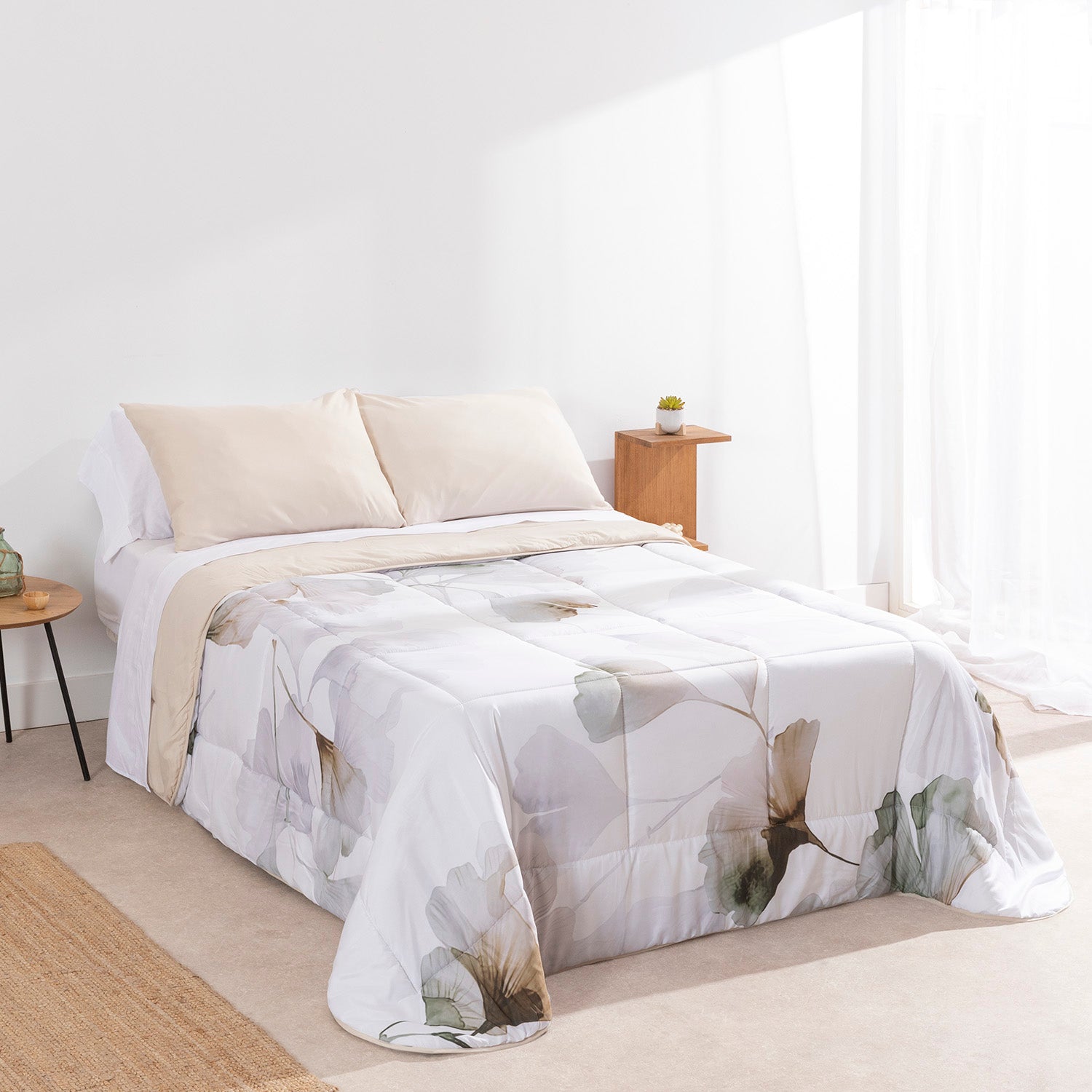 Edredón Karamelo Confort Digital Voroni - Set Edredón + Fundas de Almohada