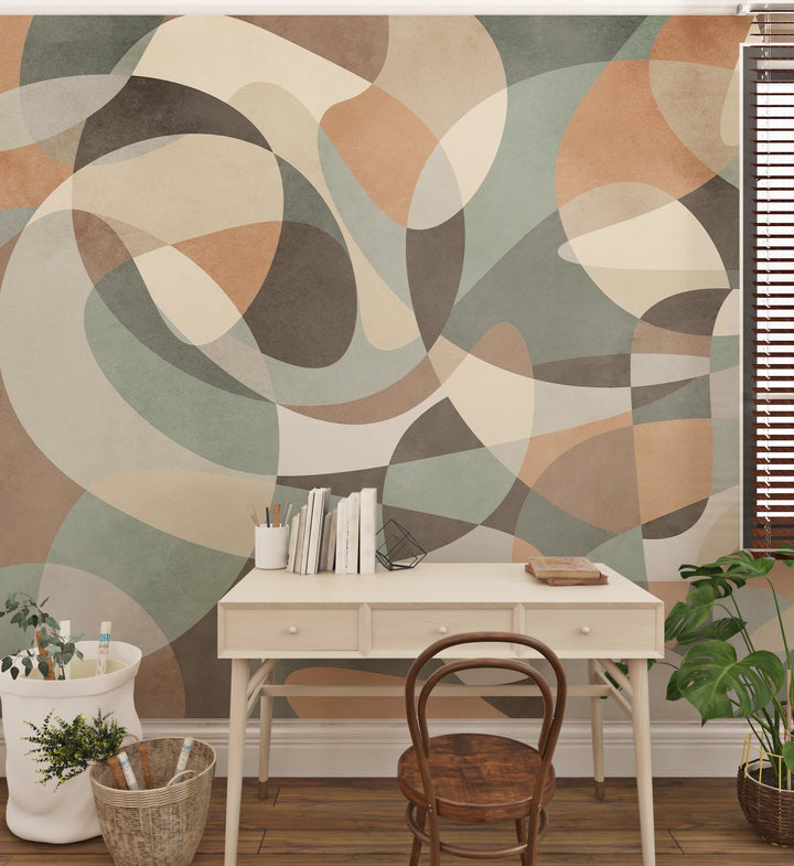 Papier peint geometric art
