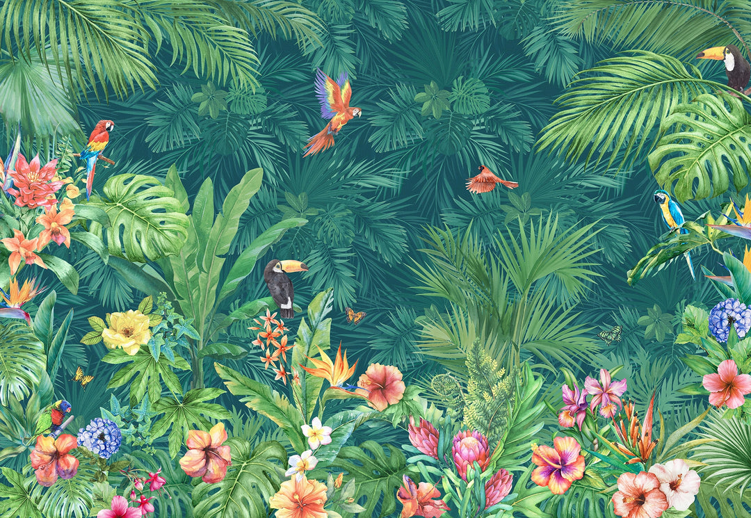 Tapiz de pared tropical